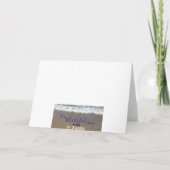 Het wenskaart van de verjaardag, roze Zinnia Kaart (Achterkant)