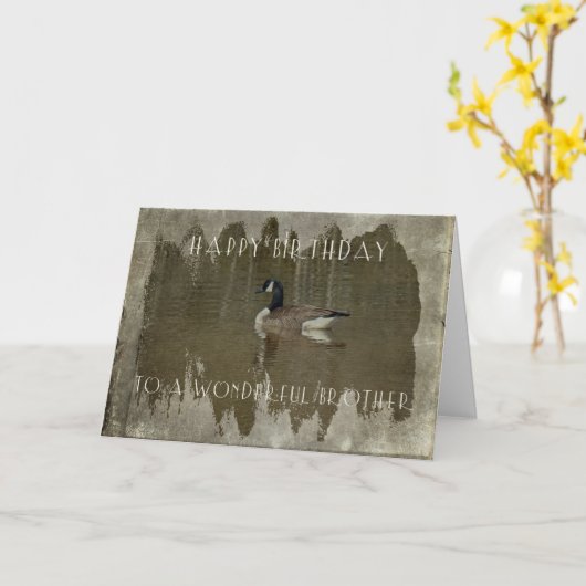 Het Wenskaart van de Verjaardag van de broer - de Kaart (Gele Bloem)