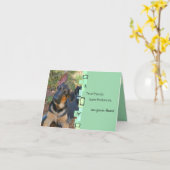 Het Wenskaart van de Verjaardag van de Duitse Kaart (Gele Bloem)