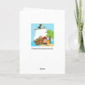 Het wenskaart van de Verjaardag van de Jongen van Kaart (Achterkant)