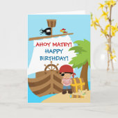 Het wenskaart van de Verjaardag van de Jongen van Kaart (Gele Bloem)