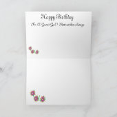 Het Wenskaart van de verjaardag van een Grote Gal Kaart (Binnen)