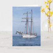 Het Wenskaart van de Verjaardag van het jacht Kaart (Gele Bloem)