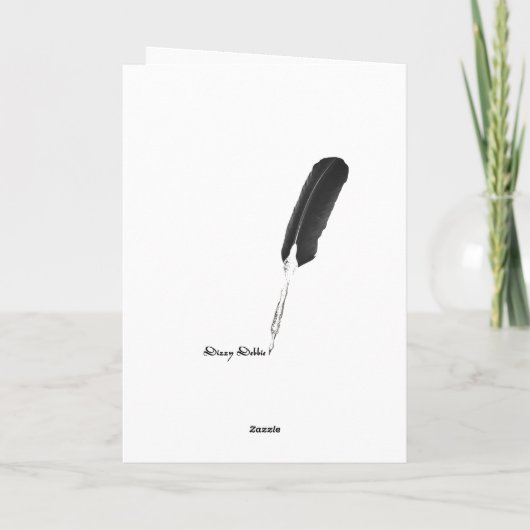 Het Wenskaart van de Verjaardag van Jeanie Kaart (Achterkant)