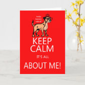 Het Wenskaart van de Verjaardag van Terrier van de Kaart (Gele Bloem)