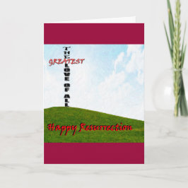 Het Wenskaart van de verrijzenis Feestdagen Kaart