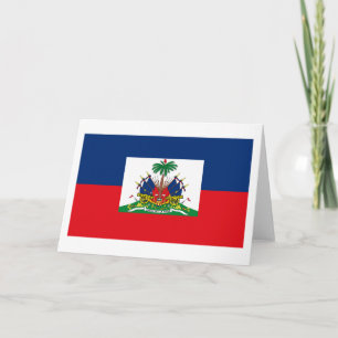 Het Wenskaart van de Vlag van Haïti Kaart