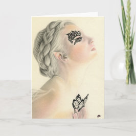 Het Wenskaart van de Vlinder van de fee Kaart