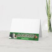 Het Wenskaart van de VREDE van de PASTELKLEUR Kaart (Achterkant)