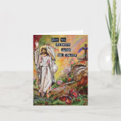 Het Wenskaart van de Vreugde van Pasen Feestdagen Kaart (Voorkant)