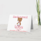 Het Wenskaart van de Vrienden van Amigurumi Kaart (Achterkant)