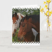 Het Wenskaart van de Vrienden van het paard Kaart (Gele Bloem)