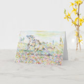 Het Wenskaart van de vrijheid Kaart (Gele Bloem)