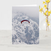 Het Wenskaart van de Vrijheid van de winter Kaart (Gele Bloem)