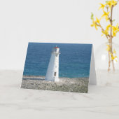 Het Wenskaart van de vuurtoren Kaart (Gele Bloem)