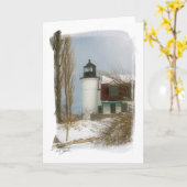 Het Wenskaart van de Vuurtoren van Betsie van het Kaart (Gele Bloem)