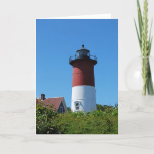 Het Wenskaart van de Vuurtoren van Cape Cod Kaart