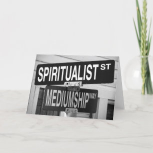 Het Wenskaart van de Weg van de geest Kaart