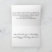 Het Wenskaart van de Wens van de Vakantie van Feestdagen Kaart (Binnen)