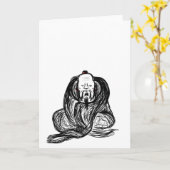 Het Wenskaart van de Wijsheid van Zen (Ch'an) Kaart (Gele Bloem)