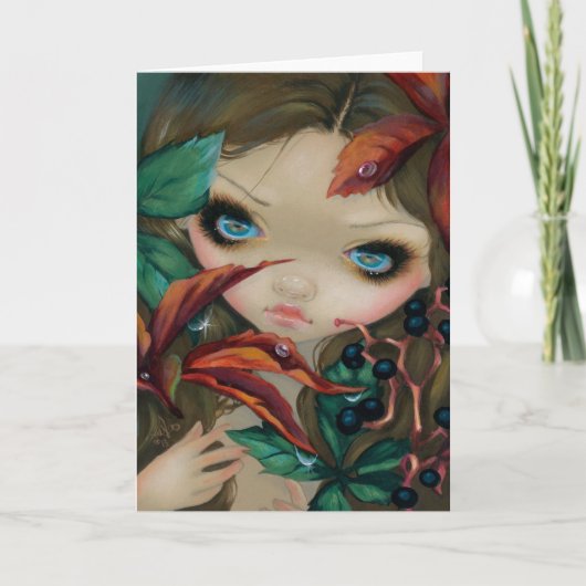 Het Wenskaart van de "wilde wingerd" Kaart (Voorkant)