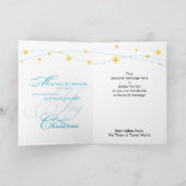 HET WENSKAART VAN DE WINTER:: capricieuze Feestdagen Kaart (Binnen)