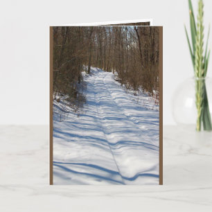 Het Wenskaart van de winter - de Steeg van Smitty Feestdagen Kaart