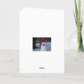 Het Wenskaart van de winter Kaart (Achterkant)