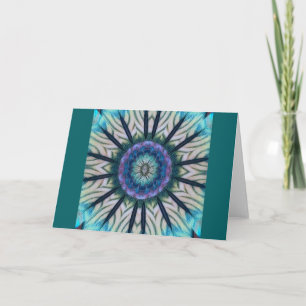 Het Wenskaart van de "Winter Solstice" Mandala Kaart