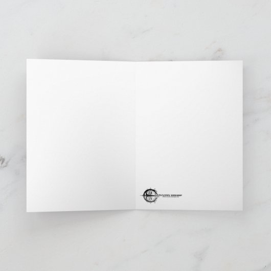 Het Wenskaart van de Workshop van Elfland Kaart (Binnen)