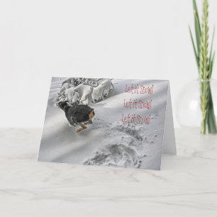 Het Wenskaart van de Zaligheid van de Vakantie van Feestdagen Kaart