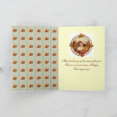 Het wenskaart van de Zegen van de Thanksgiving Feestdagen Kaart (Binnen)