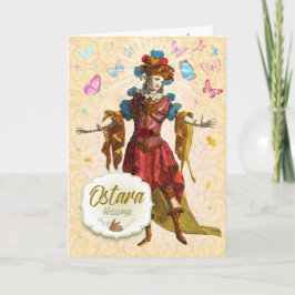 Het Wenskaart van de Zegen van Ostara Feestdagen Kaart