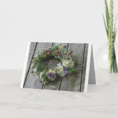 Het wenskaart van de Zonnestilstand van de zomer Kaart (Achterkant)