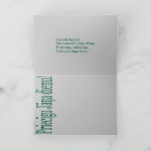 Het wenskaart van de Zonnestilstand van de zomer Kaart (Binnen)