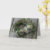 Het wenskaart van de Zonnestilstand van de zomer Kaart (Gele Bloem)