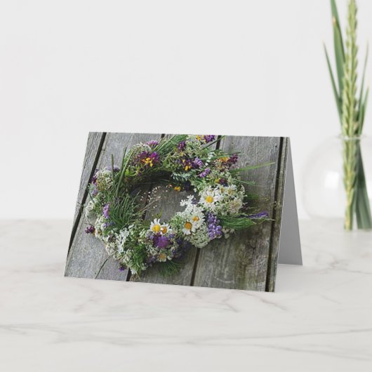 Het wenskaart van de Zonnestilstand van de zomer Kaart (Voorkant)