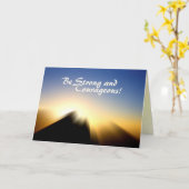 Het Wenskaart van de Zonsopgang van het 1:9 van Kaart (Gele Bloem)