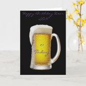 Het WENSKAART van de ZOON eenentwintigste Kaart (Gele Bloem)