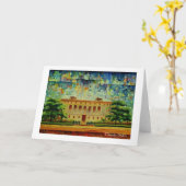 Het Wenskaart van Detroit van de Hoofd "Vertolking Kaart (Gele Bloem)