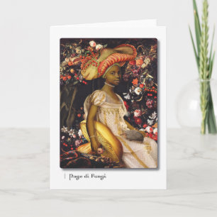 Het Wenskaart van Di Fungi Tarot van de pagina Kaart