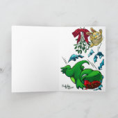 Het Wenskaart van Dinnersaurus: Baby en Bunno Kaart (Binnen)