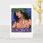 Het Wenskaart van Dionysos Kaart (Gele Bloem)