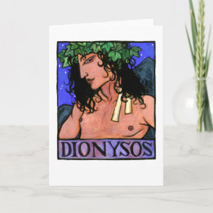 Het Wenskaart van Dionysos Kaart
