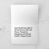 Het wenskaart van Diwali Kaart (Binnen)