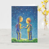 Het Wenskaart van dromers Kaart (Gele Bloem)