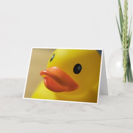 Het Wenskaart van Ducky Kaart (Voorkant)
