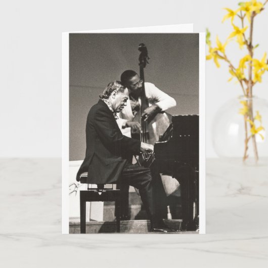 Het Wenskaart van Duke Ellington Kaart (Gele Bloem)