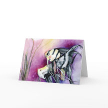 Het Wenskaart van engelen