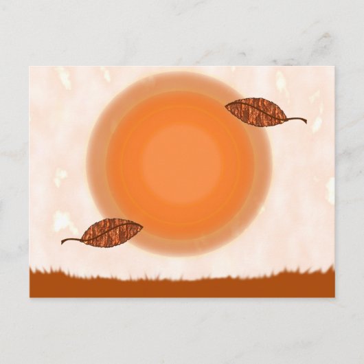 Het Wenskaart van Equinox van de herfst Briefkaart (Voorkant)